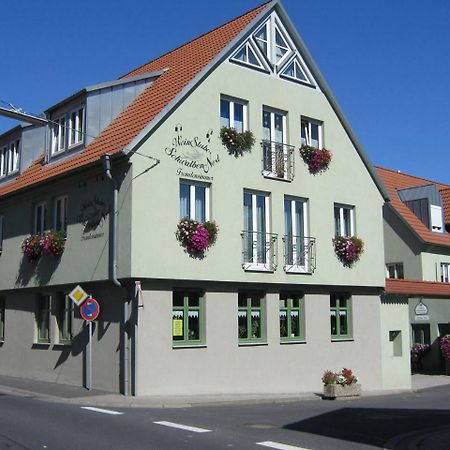 ホテル Weinstube Schwalbennest カールスシュタット エクステリア 写真